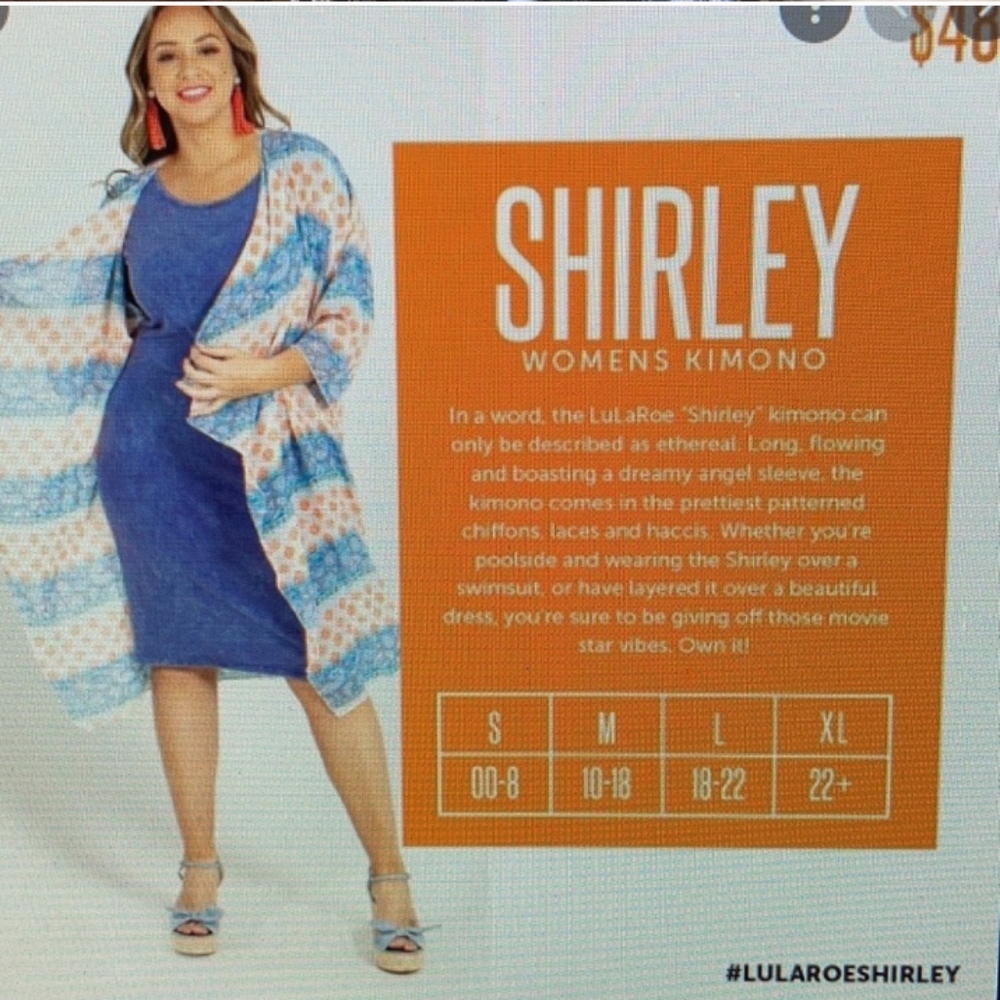 LulaRoe Shirley Duster/ Kimono